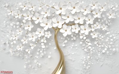 File gốc File in tranh tường 3D FT205922 (trang trí) cho phòng khách