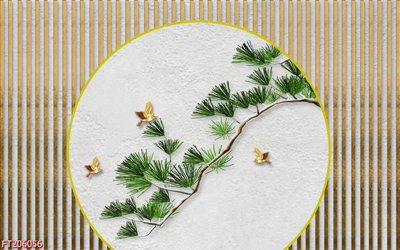 Download file File in tranh tường 3D FT206056 (chất lượng in ấn)