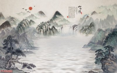 File gốc File in tranh tường 3D FT206086 (in 3D) cho trang trí