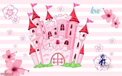 File gốc File in tranh tường 3D FT206124 (in lụa) chi tiết cao