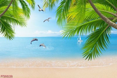 File tranh ảnh gốc File in tranh tường 3D FT206138 dùng cho in khổ lớn