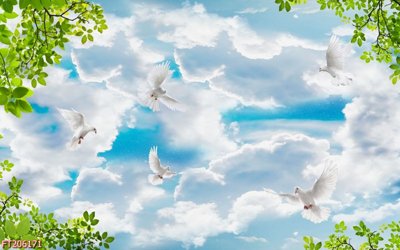 File gốc File in tranh tường 3D FT206171 (in lụa) tranh phong thủy