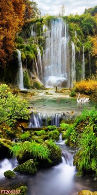 File tranh File in tranh tường 3D FT206287 (gốc) in trên kính