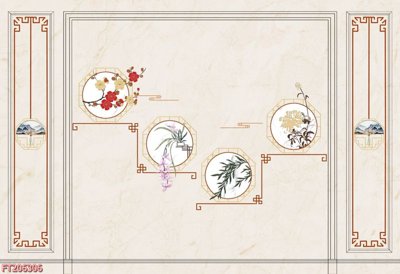 Tải file File in tranh tường 3D FT206306 (gốc) in nhanh