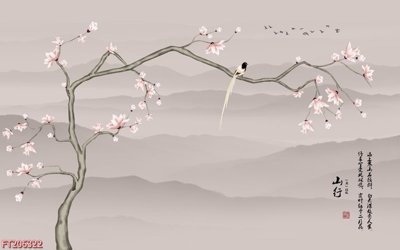 File in ấn File in tranh tường 3D FT206322 (bản gốc) chất lượng cao