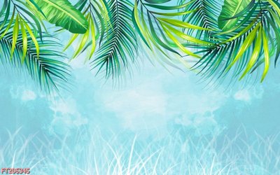 Tải file gốc File in tranh tường 3D FT206345 (để in lụa)