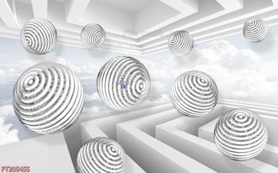 File tranh in trần 3D File in tranh tường 3D FT206455 (ảnh gốc)