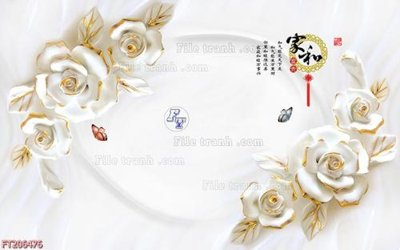 Download file gốc File in tranh tường 3D FT206476 (in mica) logo