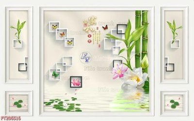 File ảnh File in tranh tường 3D FT206516 (gốc) in biển hiệu