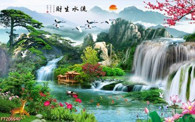 Tải file File in tranh tường 3D FT206540 (gốc) làm tranh treo tường