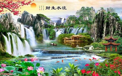 Tải file File in tranh tường 3D FT206541 (gốc) làm tranh trang trí