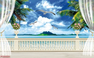 File in ấn File in tranh tường 3D FT206554 chuyên nghiệp