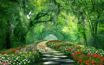 Download file File in tranh tường 3D FT206558 (gốc) cho xưởng in