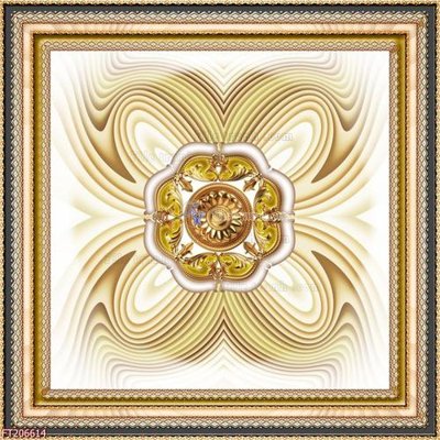 File in trần File in tranh tường 3D FT206614 (bản gốc) 5D
