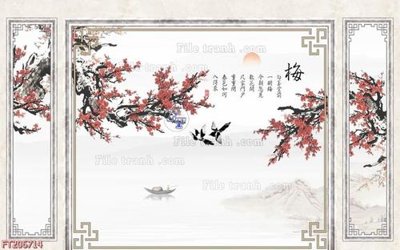 Tải file File in tranh tường 3D FT206714 (gốc) làm file thiết kế