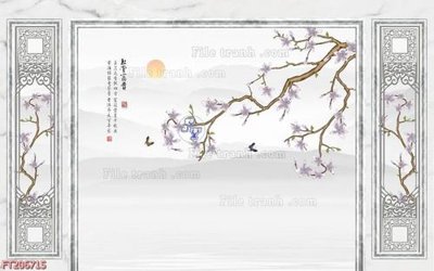 File tranh File in tranh tường 3D FT206715 (ảnh gốc) không bị mờ