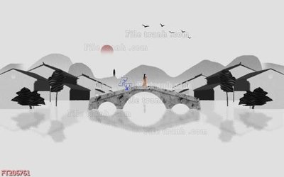 File gốc File in tranh tường 3D FT206761 (cho in 3D) độc đáo