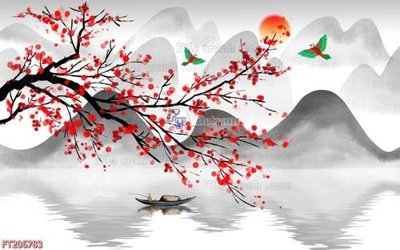 File tranh gốc File in tranh tường 3D FT206783 (bản quyền) độc đáo