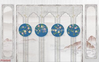 File tranh File in tranh tường 3D FT206846 (gốc) in film