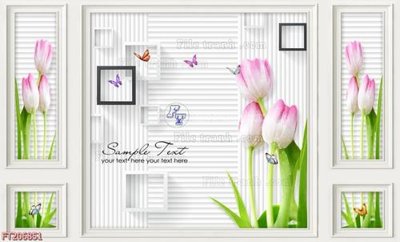 File ảnh File in tranh tường 3D FT206851 (gốc) cho trang trí nội thất