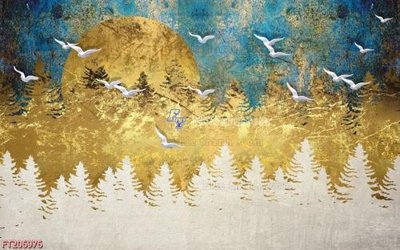 File gốc File in tranh tường 3D FT206976 (phong cách) cổ điển