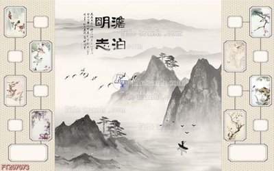 Tệp tin gốc File in tranh tường 3D FT207073 (dùng cho in) File in tranh tường 3D FT207073