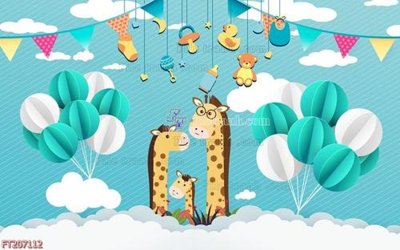 File PSD File in tranh tường 3D FT207112 (gốc) nhiều lớp (multi-layer)