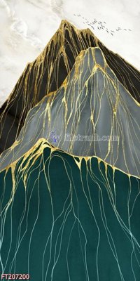 File tranh File in tranh tường 3D FT207200 (gốc) phong cách tối giản