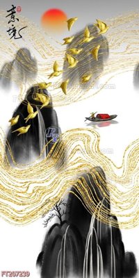 File in trần File in tranh tường 3D FT207239 (file gốc) hoa văn 3D