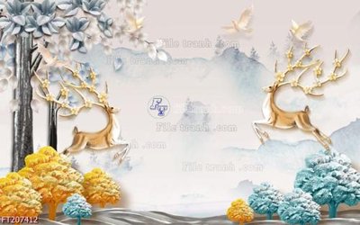 File ảnh File in tranh tường 3D FT207412 (gốc) in Hiflex