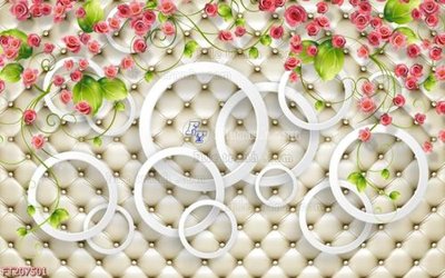 File gốc File in tranh tường 3D FT207501 (in tráng gương) hiện đại