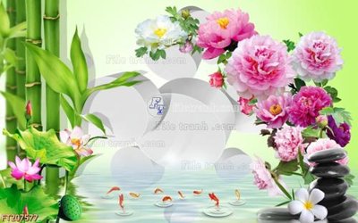 File in mica File in tranh tường 3D FT207577 (bản gốc) sắc sảo