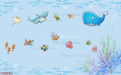 File PSD File in tranh tường 3D FT207611 (bản gốc) dễ dàng edit