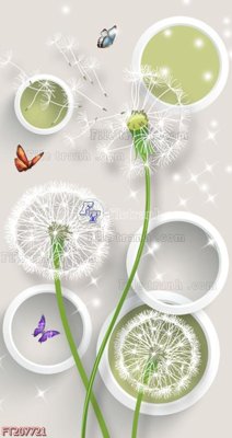 File gốc File in tranh tường 3D FT207721 (in 3D) cho trang trí