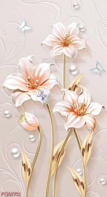 File PSD File in tranh tường 3D FT207731 (chất lượng in ấn)