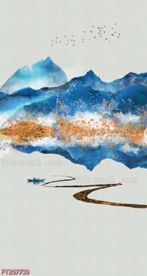 File gốc File in tranh tường 3D FT207739 (chuẩn màu) cho in offset