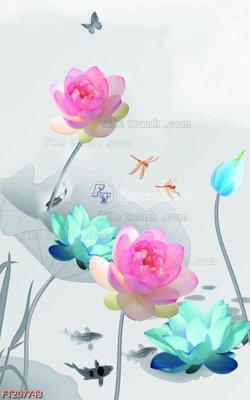 File gốc File in tranh tường 3D FT207743 (dành cho trang trí nội thất)