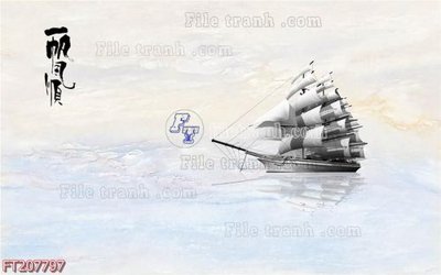 File tranh gốc PSD File in tranh tường 3D FT207797 còn nguyên layer