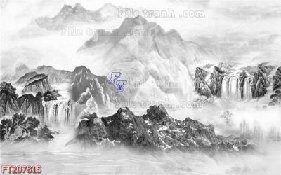 Download file ảnh gốc File in tranh tường 3D FT207815 để in ấn