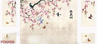 File gốc File in tranh tường 3D FT207833 (PNG) không nền chất lượng