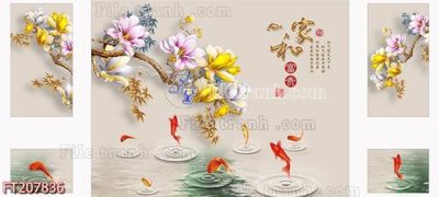 File gốc File in tranh tường 3D FT207836 (PNG) nền trong suốt