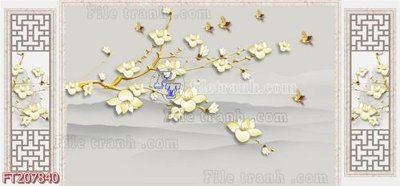 Tải file File in tranh tường 3D FT207840 (gốc) làm tranh trang trí