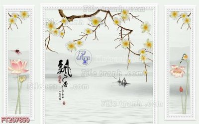 File in mica File in tranh tường 3D FT207850 (bản gốc) sắc sảo