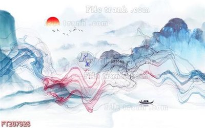 File tranh File in tranh tường 3D FT207928 (ảnh gốc) cho in ấn kỹ thuật số