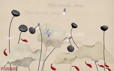 File gốc File in tranh tường 3D FT207966 (in 3D) cho trang trí