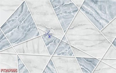 Ảnh gốc file in lụa File in tranh tường 3D FT207995 chi tiết