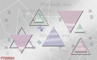 Download file gốc File in tranh tường 3D FT208004 (in mica) trang trí