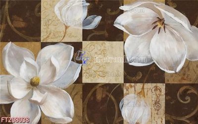 File gốc File in tranh tường 3D FT208038 (in lụa) tranh mã đáo