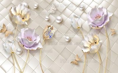 File tranh in trần File in tranh tường 3D FT208044 (ảnh gốc siêu nét)