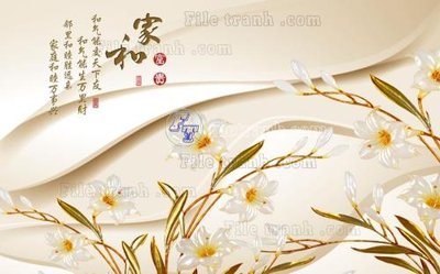 File in trần File in tranh tường 3D FT208045 (file gốc) phong thủy